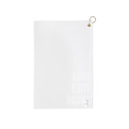 Golf Towel — "Golf Then Tacos" Golfing Towel with Grommet Ring