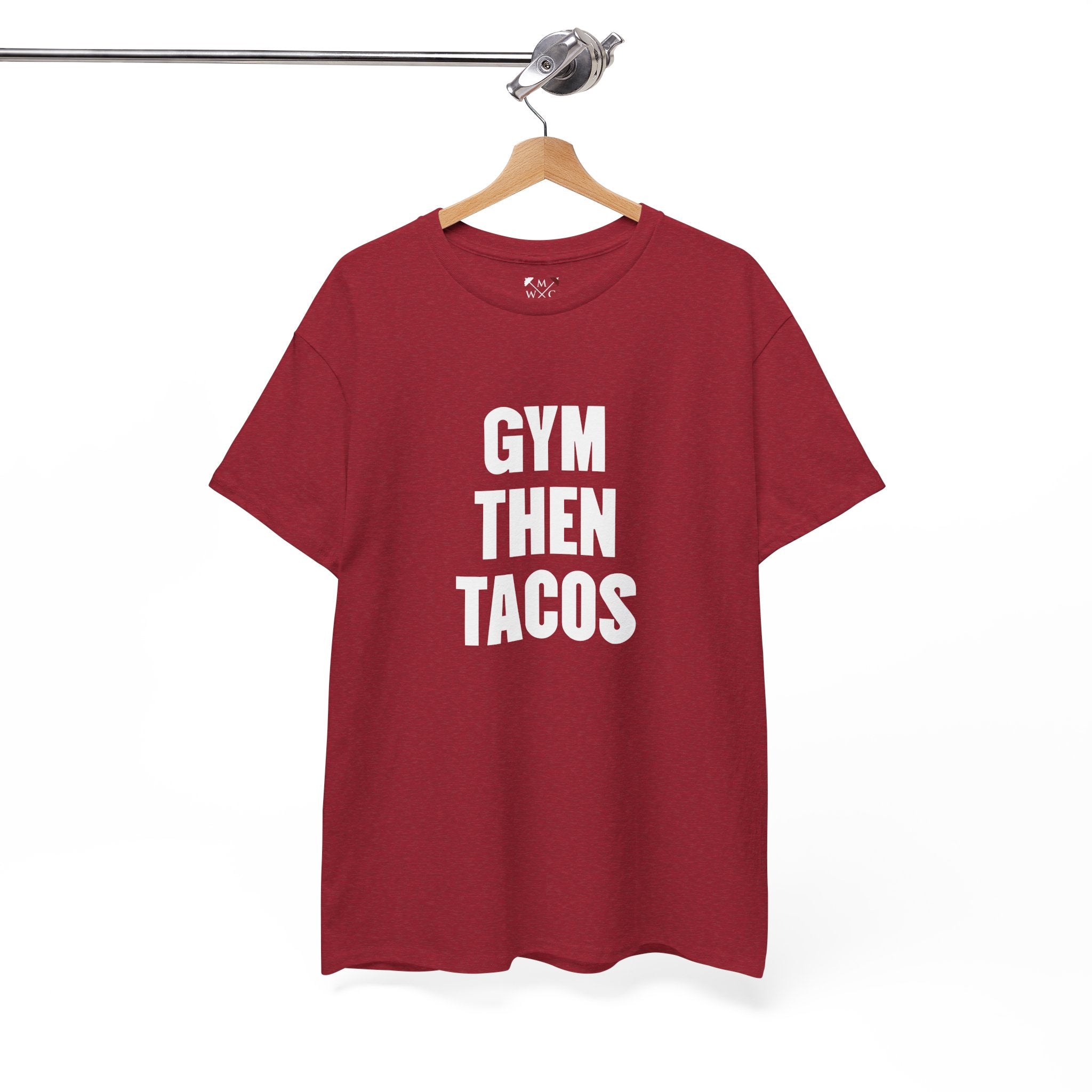 Gym Then Tacos Tee | Workout Quote Shirt, Fitness Humor