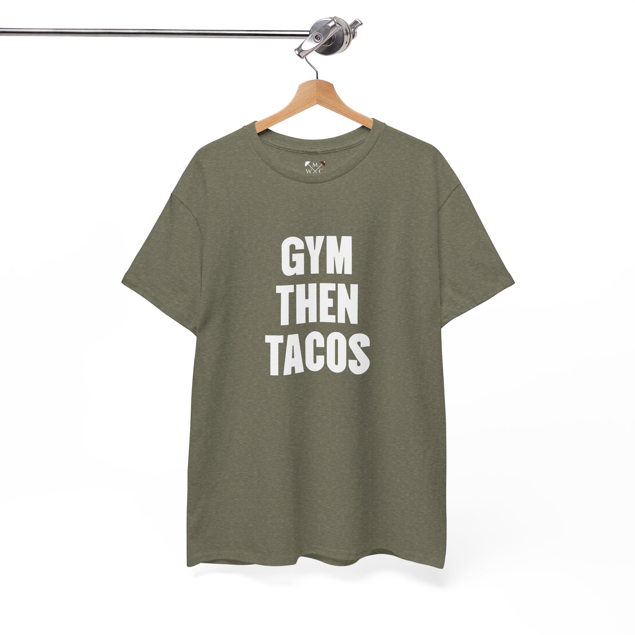 Gym Then Tacos Tee | Workout Quote Shirt, Fitness Humor